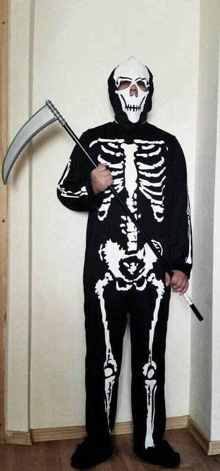 costum schelet halloween